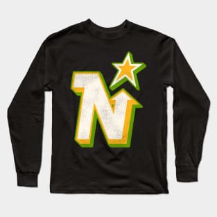 Defunct Minnesota North Stars Hockey Team Long Sleeve T-Shirt